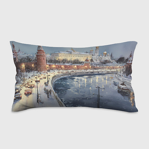 Подушка-антистресс Новогодние праздники в Москве / 3D-принт – фото 1