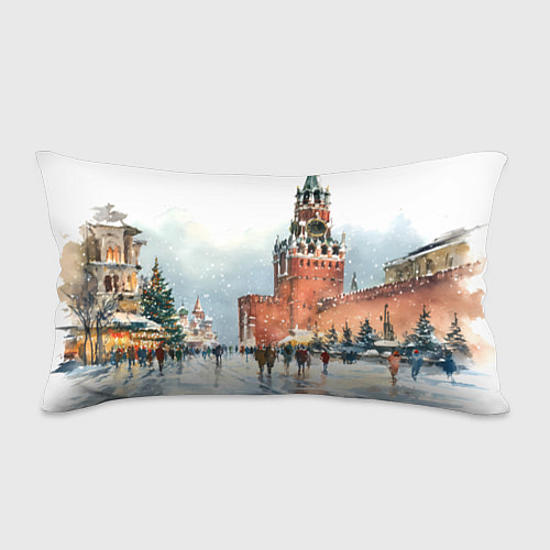 Подушка-антистресс Новогодний Кремль / 3D-принт – фото 1