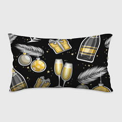 Подушка-антистресс Новогодний вайб, цвет: 3D-принт