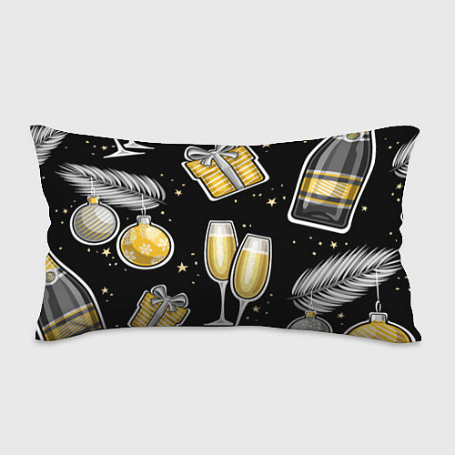 Подушка-антистресс Новогодний вайб / 3D-принт – фото 1