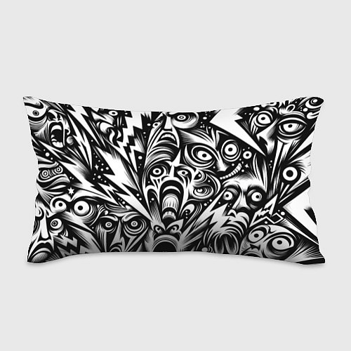 Подушка-антистресс Lightnings and faces - ai art fantasy / 3D-принт – фото 1