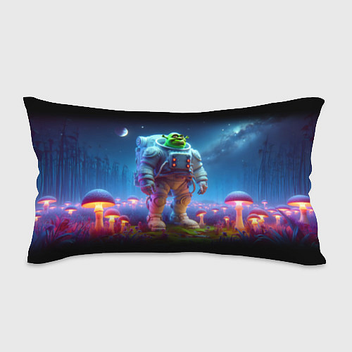 Подушка-антистресс Шрек бравый космонавт - неоновое свечение / 3D-принт – фото 1