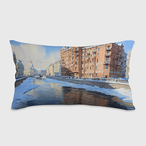 Подушка-антистресс Зимний Санкт-Петербург / 3D-принт – фото 1