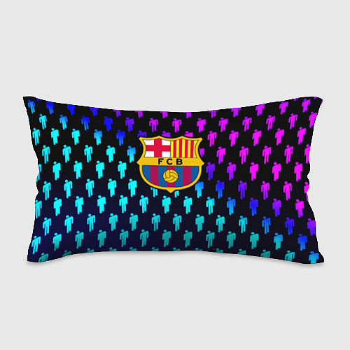 Подушка-антистресс Barcelona люди градиент неон / 3D-принт – фото 1