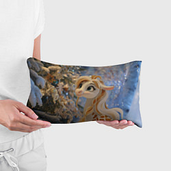 Подушка-антистресс Новогодняя лошадка в крапинку, цвет: 3D-принт — фото 2