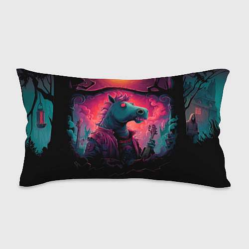 Подушка-антистресс Лошадь рок стиль / 3D-принт – фото 1