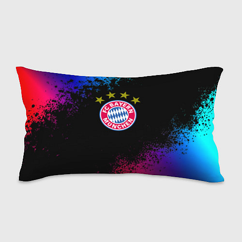 Подушка-антистресс Бавария Мюнхен краски неон градиент / 3D-принт – фото 1