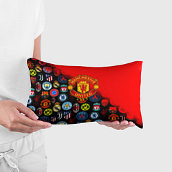 Подушка-антистресс Манчестер Юнайтед логотипы команд, цвет: 3D-принт — фото 2