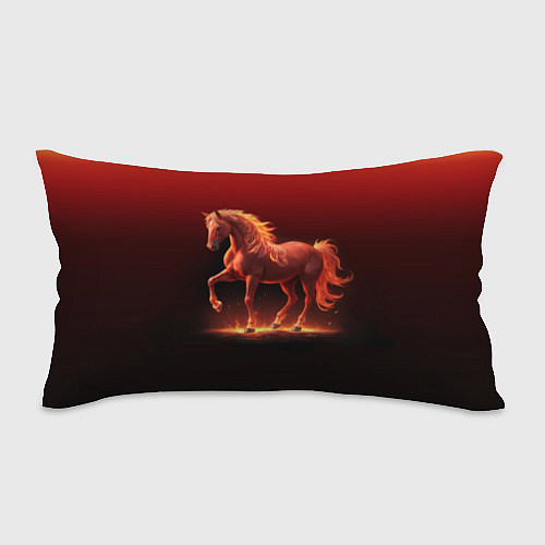 Подушка-антистресс Узор с конем огнем / 3D-принт – фото 1