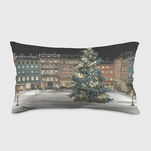 Подушка-антистресс Елка во дворе / 3D-принт – фото 1