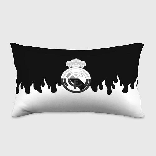 Подушка-антистресс Реал Мадрид огонь белый / 3D-принт – фото 1
