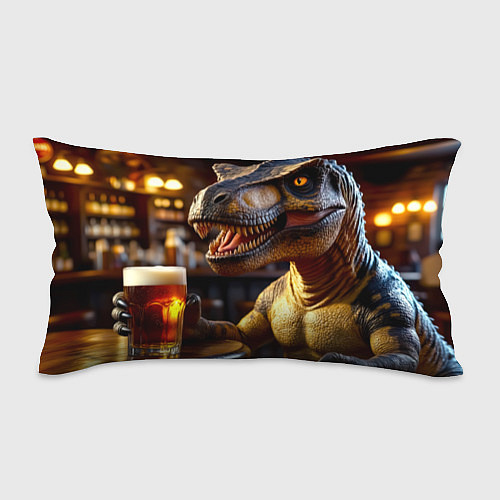 Подушка-антистресс Тирекс в пивбаре / 3D-принт – фото 1