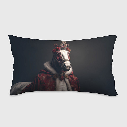 Подушка-антистресс Лошадь в новогоднем костюме / 3D-принт – фото 1