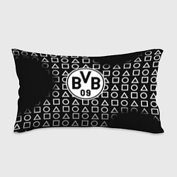 Подушка-антистресс Borussia геометрия черно белая