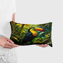 Подушка-антистресс Тукан на ветке, цвет: 3D-принт — фото 2