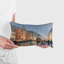 Подушка-антистресс Вечер Санкт-Петербурга, цвет: 3D-принт — фото 2