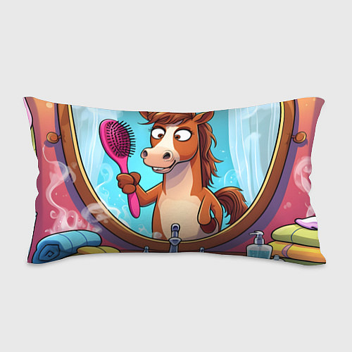 Подушка-антистресс Лошадка с расческой / 3D-принт – фото 1