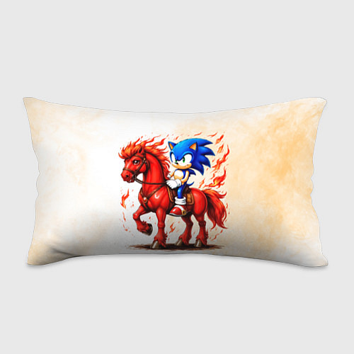 Подушка-антистресс Соник верхом на коне / 3D-принт – фото 1