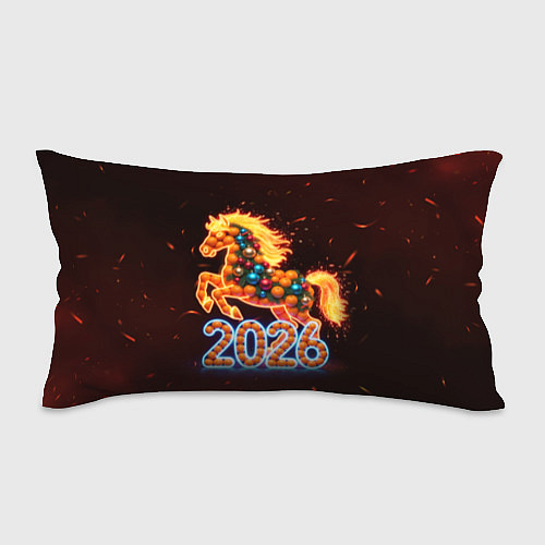 Подушка-антистресс Праздничная лошадь / 3D-принт – фото 1