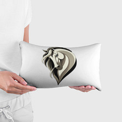 Подушка-антистресс Грациозная лошадь с гривой, цвет: 3D-принт — фото 2