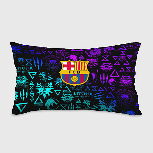 Подушка-антистресс Barcelona x the Witcher / 3D-принт – фото 1