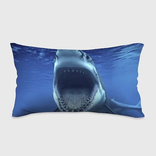 Подушка-антистресс Белая акула / 3D-принт – фото 1