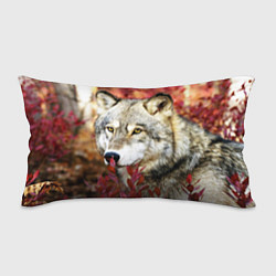Подушка-антистресс Волк в кустах, цвет: 3D-принт