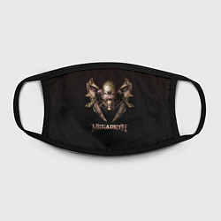 Маска для лица Megadeth цвета 3D-принт — фото 2