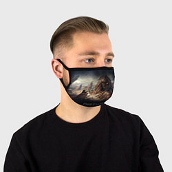 Маска для лица Disturbed: Skull Mountain, цвет: 3D-принт