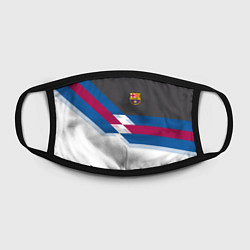Маска для лица Barcelona FC: White style, цвет: 3D-принт — фото 2