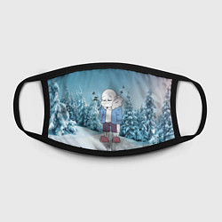 Маска для лица Sans Winter, цвет: 3D-принт — фото 2