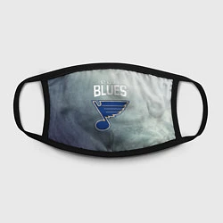 Маска для лица St Louis Blues, цвет: 3D-принт — фото 2