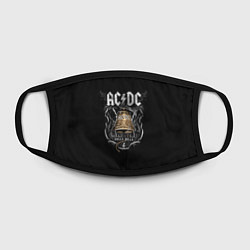 Маска для лица ACDC - hells bells, цвет: 3D-принт — фото 2