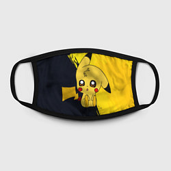 Маска для лица ПикачуPikachu, цвет: 3D-принт — фото 2