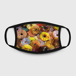 Маска для лица Сладкие пончики, цвет: 3D-принт — фото 2