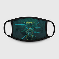 Маска для лица Cyberpunk 2077, цвет: 3D-принт — фото 2