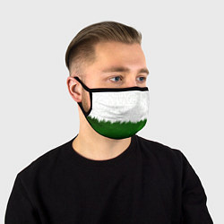 Маска для лица GREEN POWER, цвет: 3D-принт