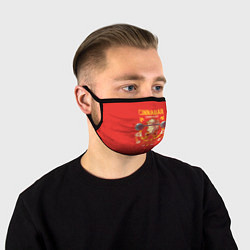 Маска для лица Спортзал Синнабара, цвет: 3D-принт