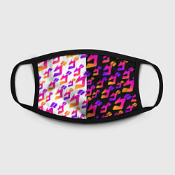 Маска для лица JOJO BIZARRE ADVENTURE ДЖО ДЖО УЗОР, цвет: 3D-принт — фото 2