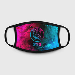 Маска для лица PSG - neon gradient, цвет: 3D-принт — фото 2