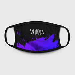 Маска для лица In Flames purple grunge, цвет: 3D-принт — фото 2