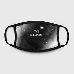 Маска для лица The Offspring glitch на темном фоне: символ сверху, цвет: 3D-принт — фото 2