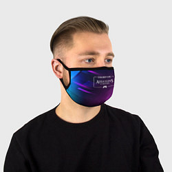 Маска для лица Assassins Creed gaming champion: рамка с лого и дж, цвет: 3D-принт