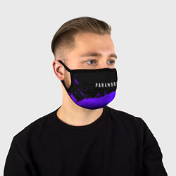 Маска для лица Paramore purple grunge, цвет: 3D-принт