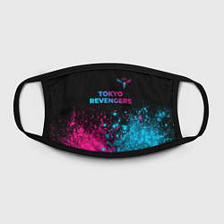 Маска для лица Tokyo Revengers - neon gradient: символ сверху, цвет: 3D-принт — фото 2