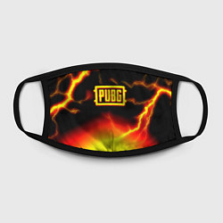 Маска для лица PUBG огненный шторм из молний, цвет: 3D-принт — фото 2
