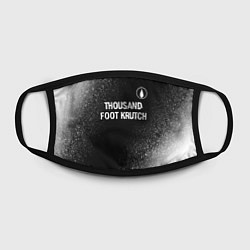 Маска для лица Thousand Foot Krutch glitch на темном фоне посеред, цвет: 3D-принт — фото 2
