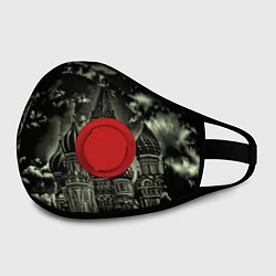 Маска с клапаном Dark Kremlin, цвет: 3D-красный — фото 2
