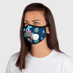 Маска с клапаном Ice Cream, цвет: 3D-белый