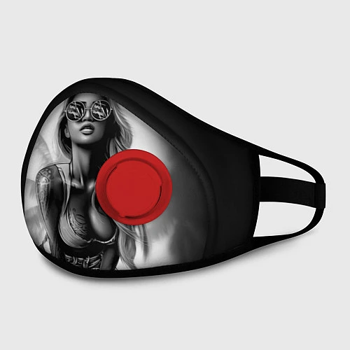 Маска с клапаном Trap Girl / 3D-Красный – фото 2